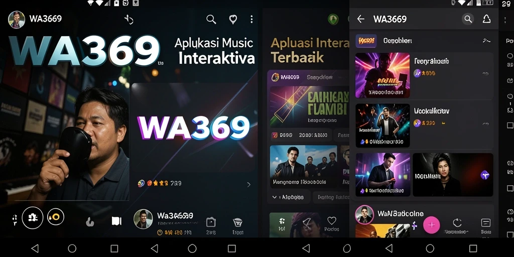 Gameplay interaktif WA369 yang menampilkan momen musik seru.